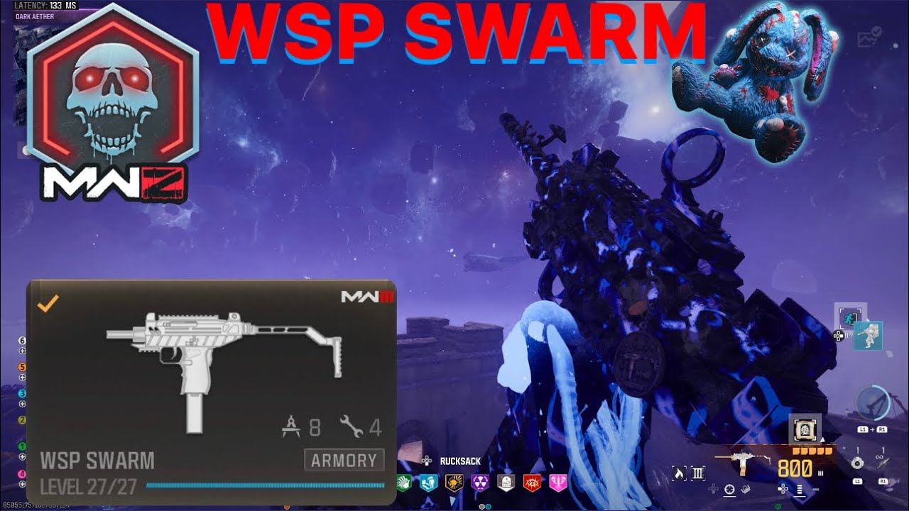 ال WSP SWARM بطريقه غير في مودرن وارفير زومبي