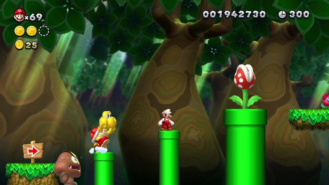 New Super Mario Bros U - 37 - Una selva colosal - 100%
