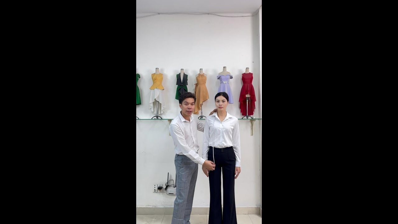 59/ DẠY THIẾT KẾ RẬP - HỌC THIẾT KẾ RẬP - HƯỚNG DẪN LẤY SỐ ĐO CƠ THỂ TRÊN NGƯỜI MẪU