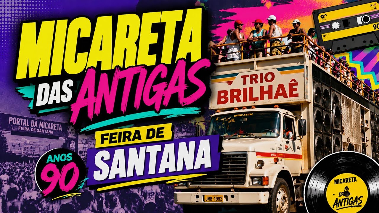 📽️ MICARETA DE FEIRA ANTIGA 📼 ENTREVISTAS NO TRIO E BANDA BRILHAÊ / 1993 📺