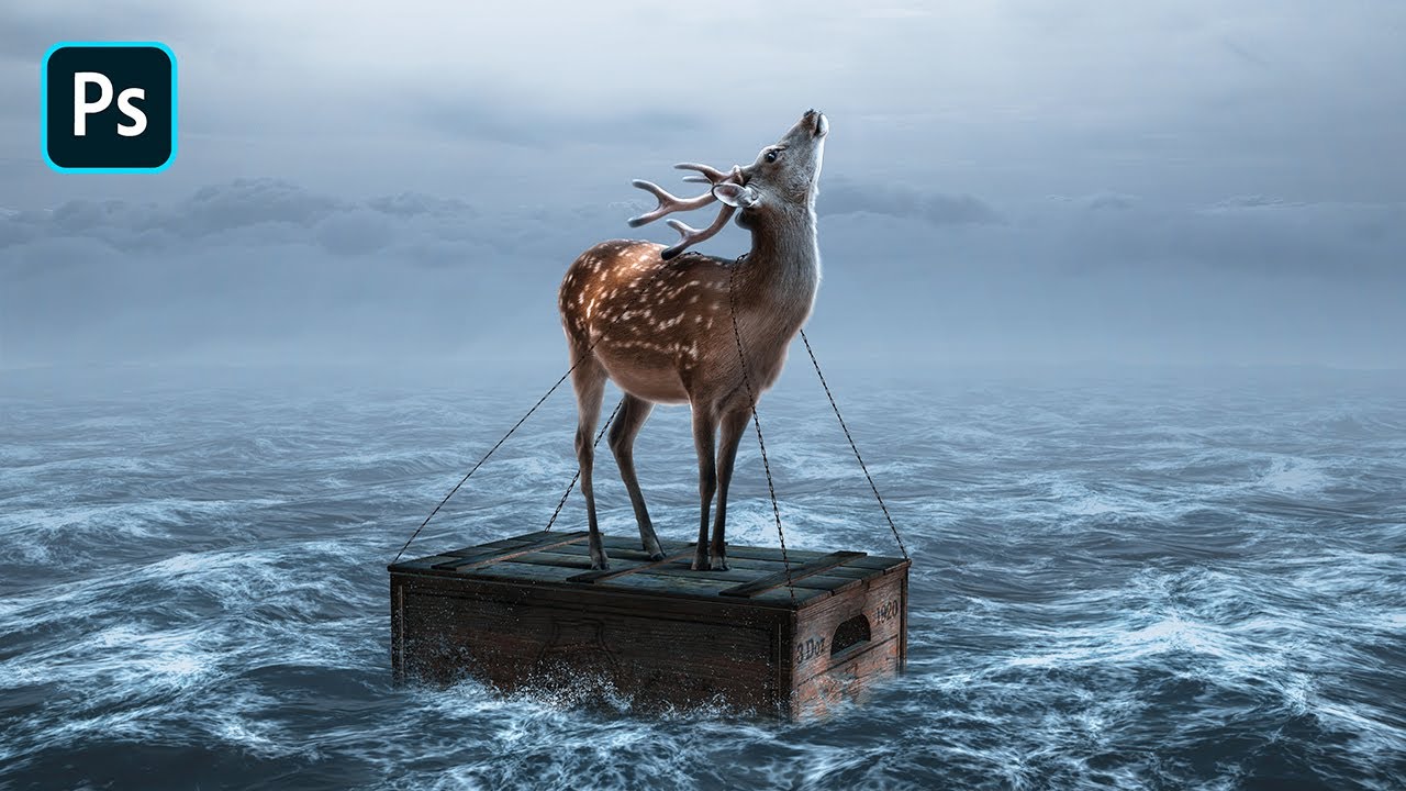 Lost Deer - Composite Photo Manipulation in Photoshop