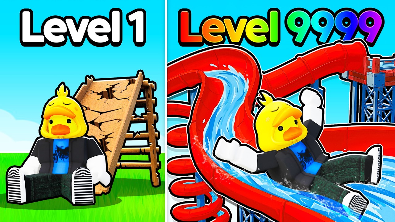 I Built FASTEST Water Slide and Made $87,671,398 in Roblox!