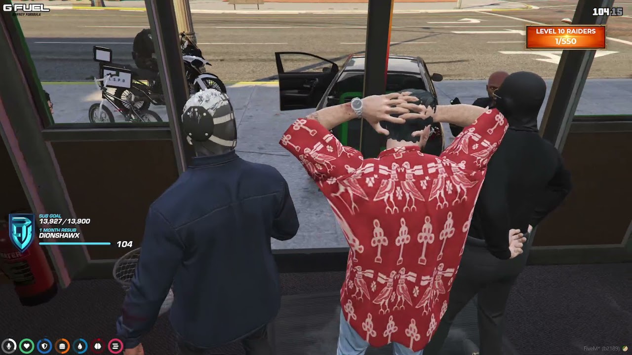Randy starts his day the best way with a fleeca