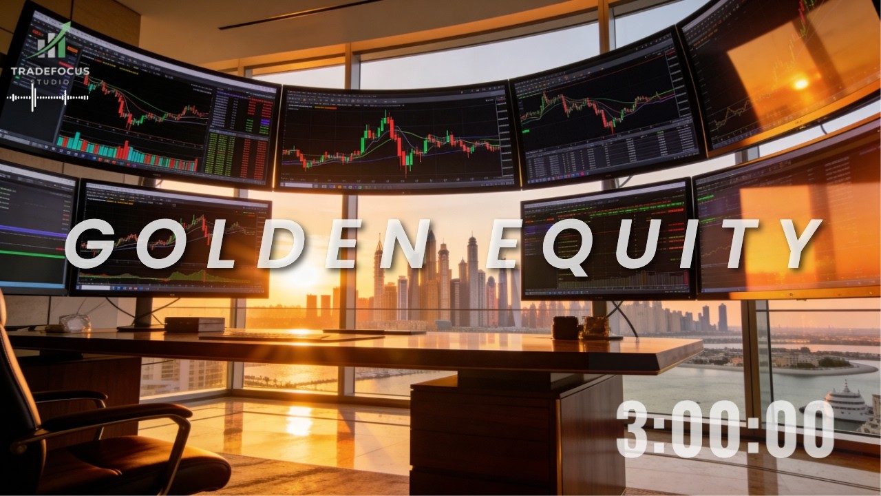 Trading Music – Golden Equity (3H Deep Work for Traders)