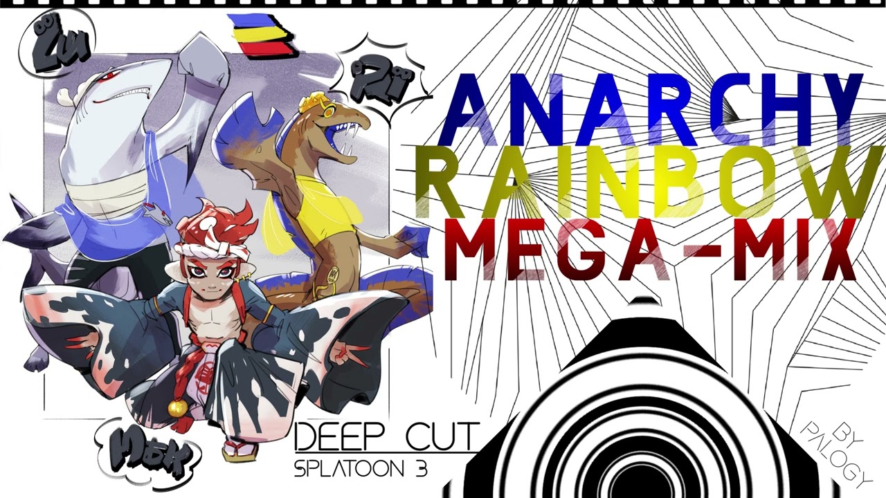 [Anarchy Rainbow] Concert / Live Version with Lyrics! (SPLATOON 3) Original Bilingual Lyrical Cover