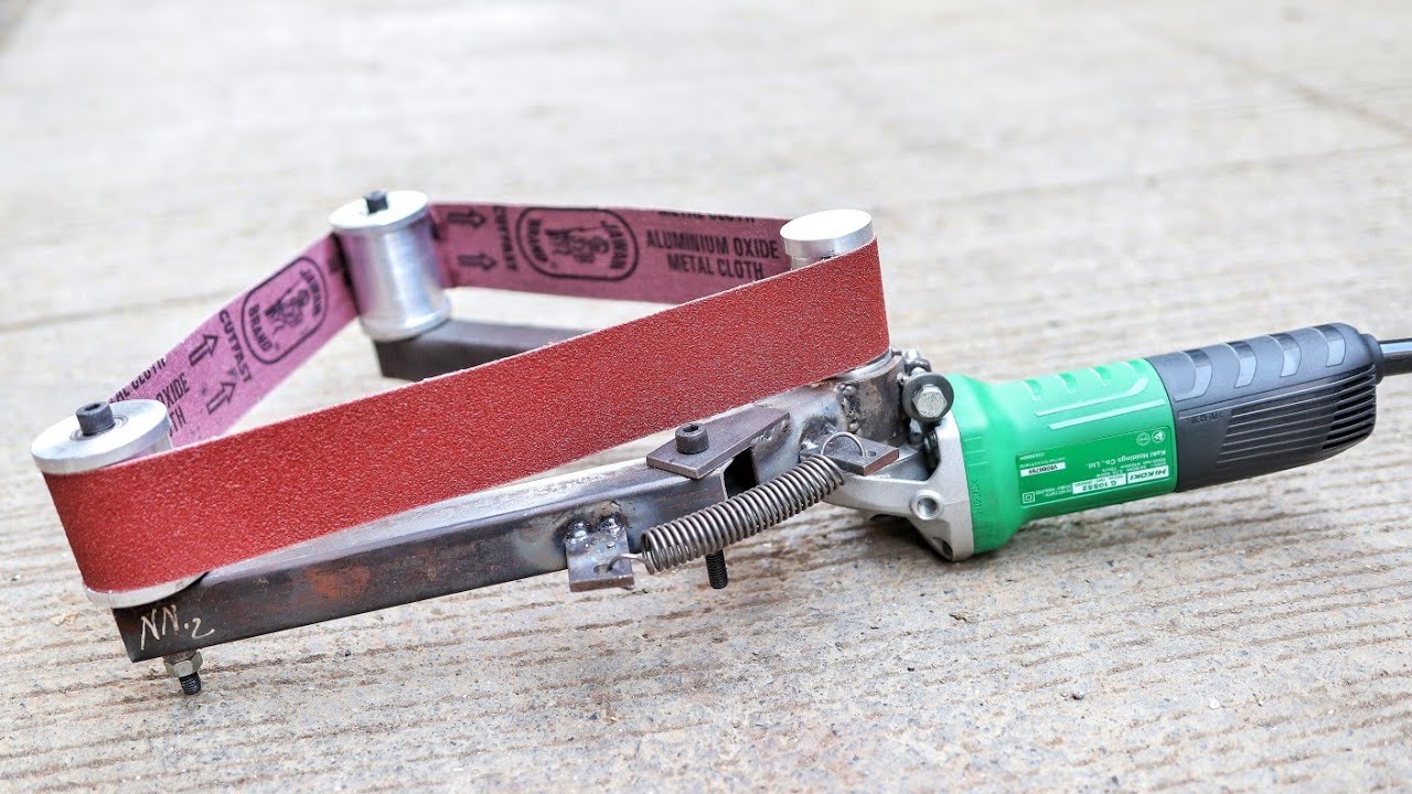 Belt Sander Made from Angle Grinder | DIY Tool Transformation