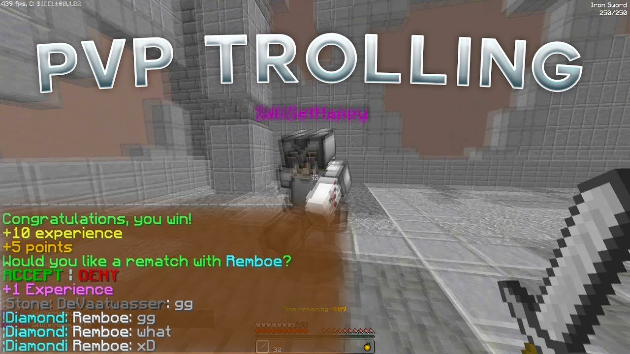 [1.9] PvP TROLLING PLAYERS ON AN ALT ACCOUNT