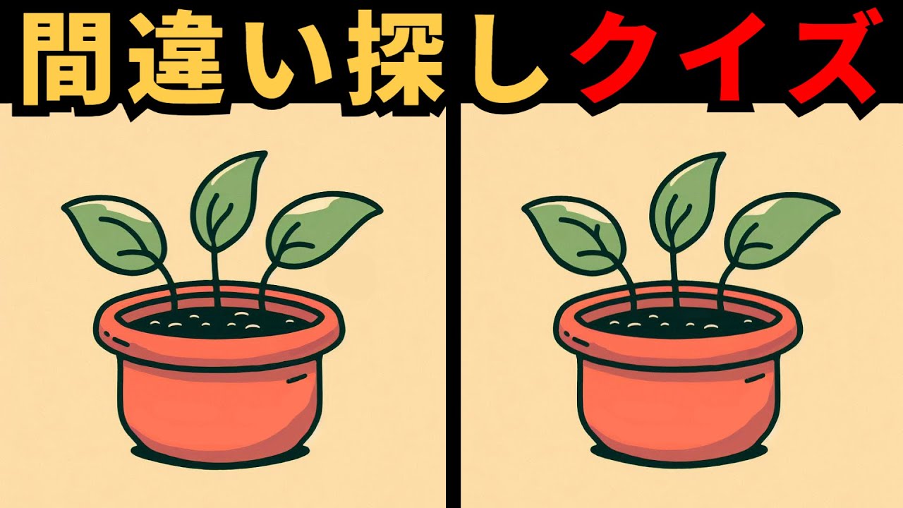 【間違い探し】 脳と集中力を試すパズル！あなたも挑戦してみて！