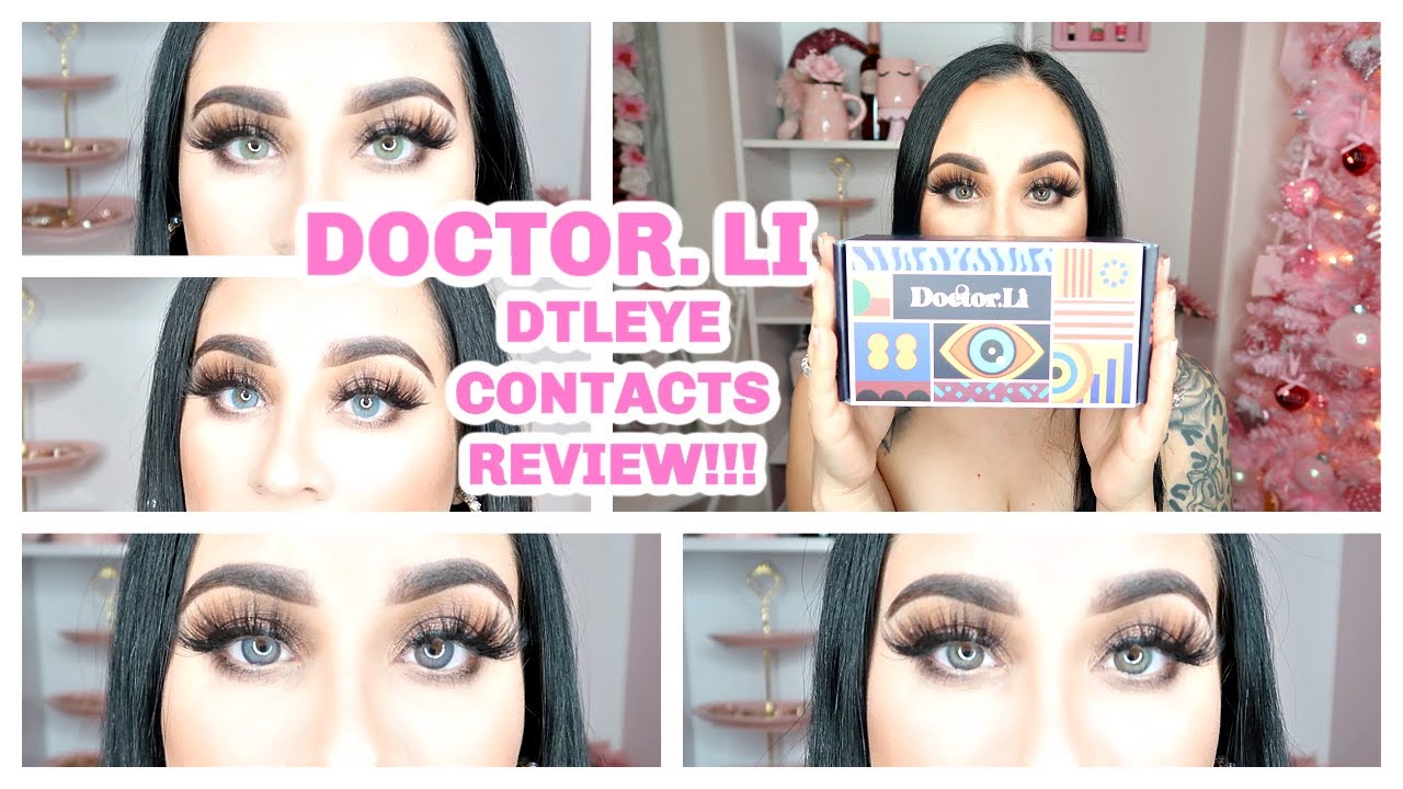 COLOR CONTACTS REVIEW!!! FEAT. DOCTOR. LI DTLEYE CONTACTS!!! YOU WON'T BELIEVE HOW THEY LOOK!!!!
