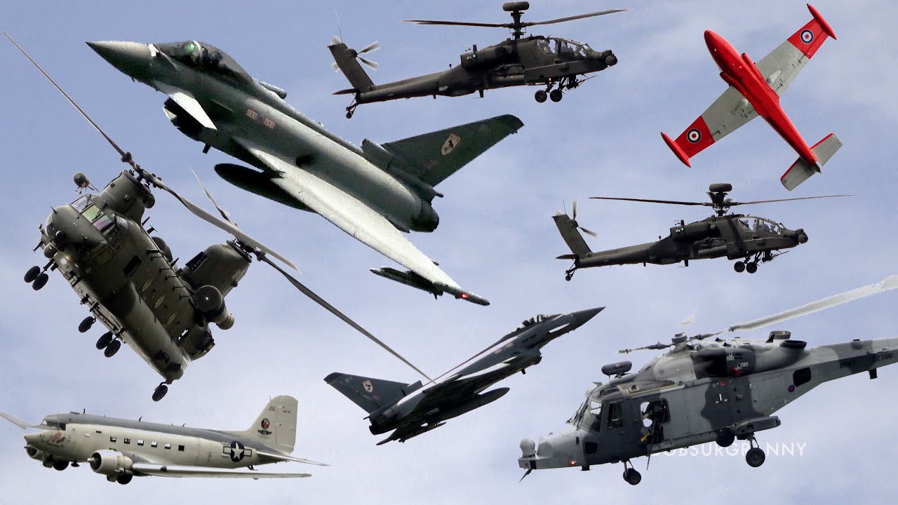 Great Aircraft Flybys Over Duxford Summer Airshow 2025
