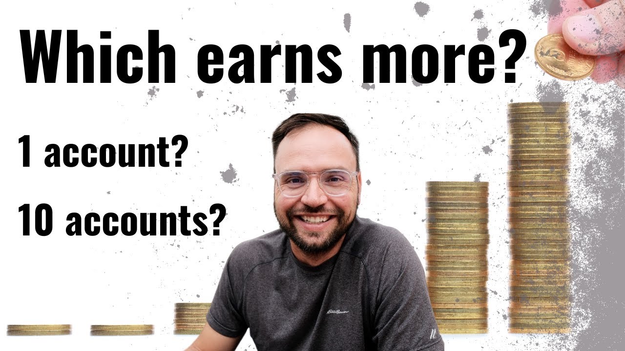 Does Money Grow Faster In 1 Account?  (vs Multiple Accounts?)