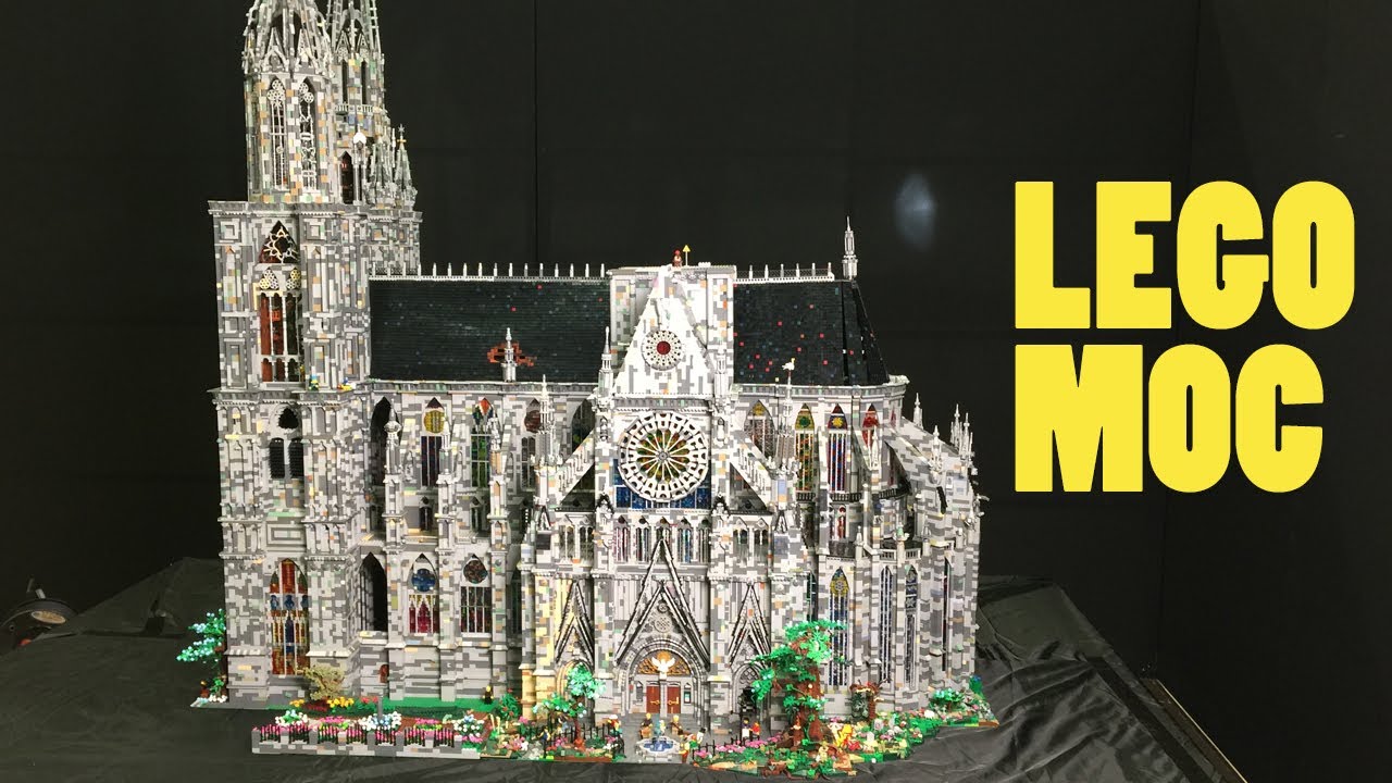Riesige LEGO Kathedrale: Hunderttausende LEGO-Steine!