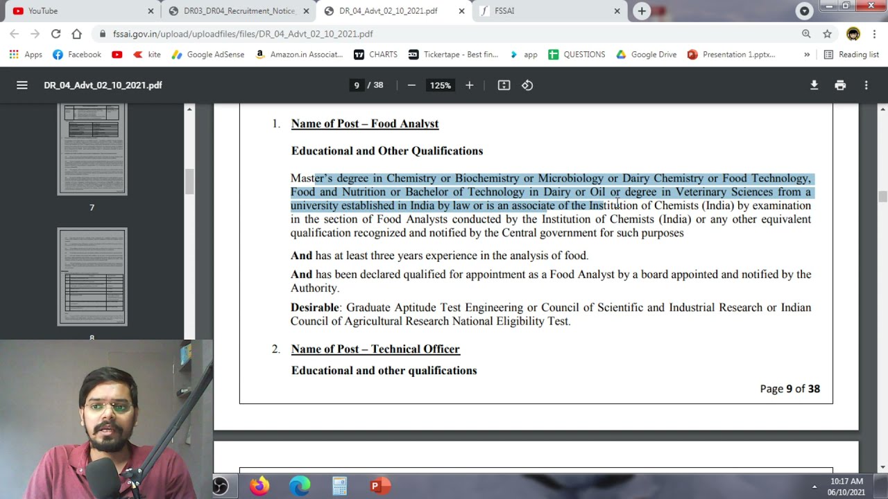 FSSAI recruitment 2021| 233 vacancy| Freshers| Salary ₹54,126|Latest Jobs 2021