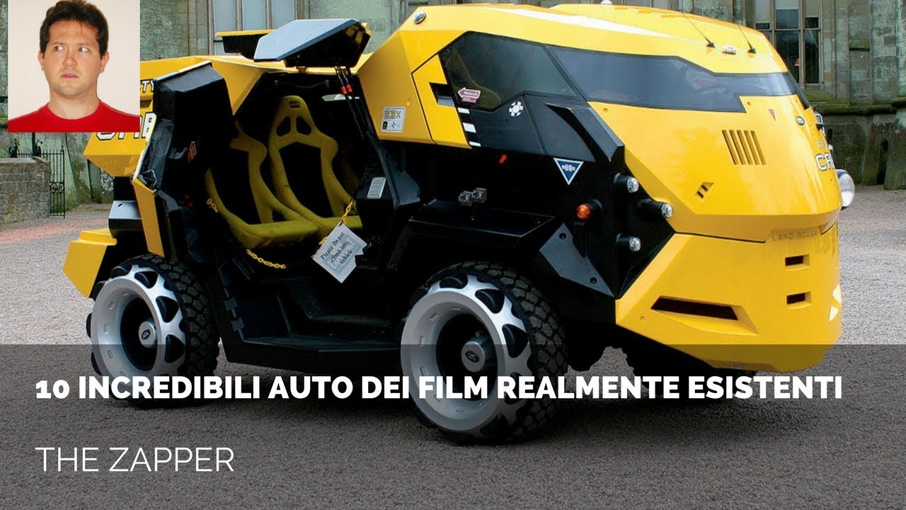 10 Incredibili AUTO dei film realmente esistenti | The Zapper