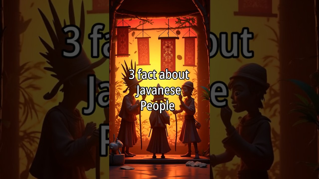 3 Fact About Javanese Culture in Indonesia #3uniquefacts #shorts #trending