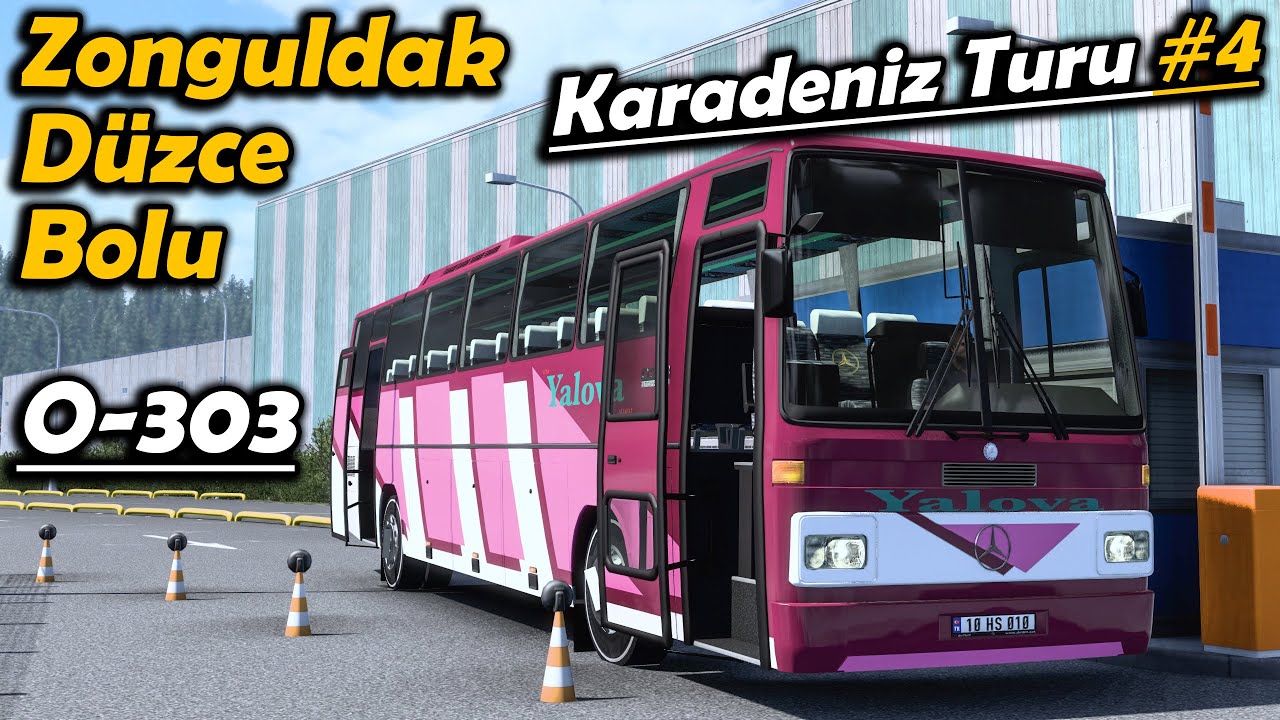 KARADENİZ TURU #4 !! ZONGULDAK - DÜZCE - BOLU // MERCEDES O-303 | ETS2 1.47 !!