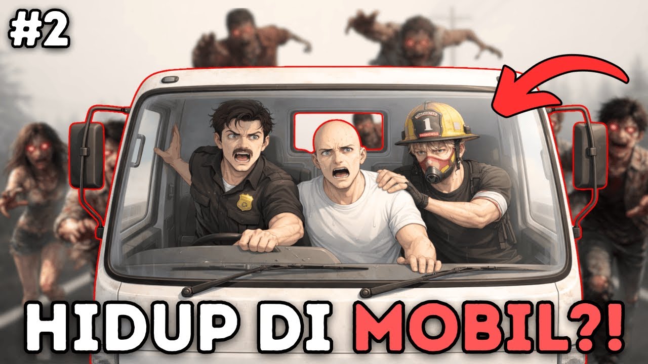 Dunia KIAMAT ZOMBIE.. Tapi Kami Milih Hidup dalam Mobil!
