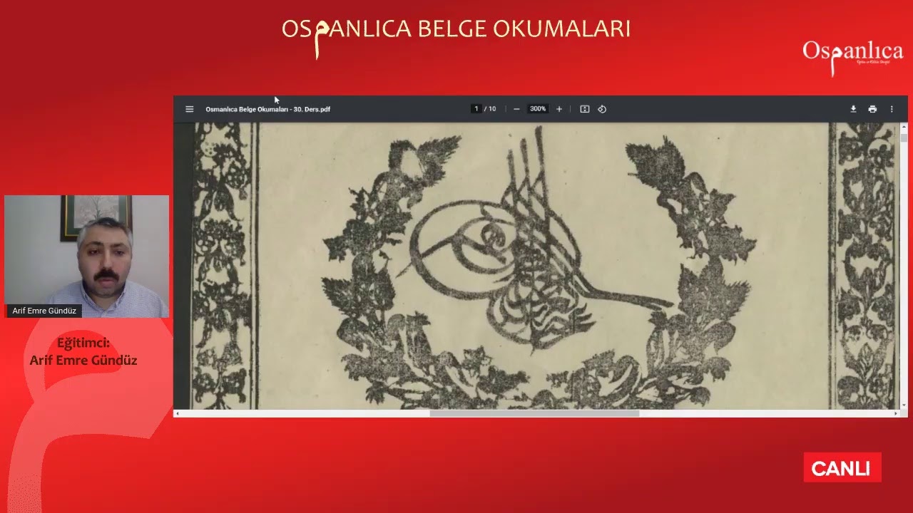 Tapu Senedi - Osmanlıca Belge Okumaları (30. Ders)