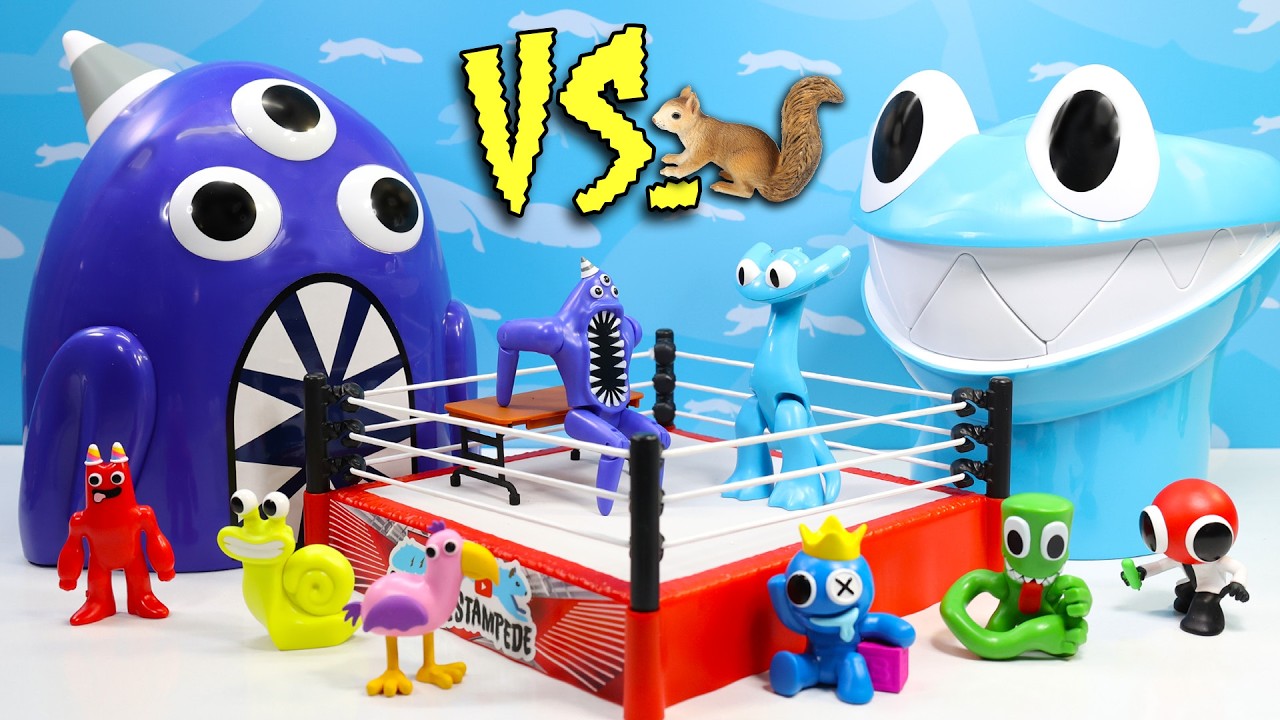 Garten of Banban Nabnab VS Rainbow Friends Cyan Container Bundles Review