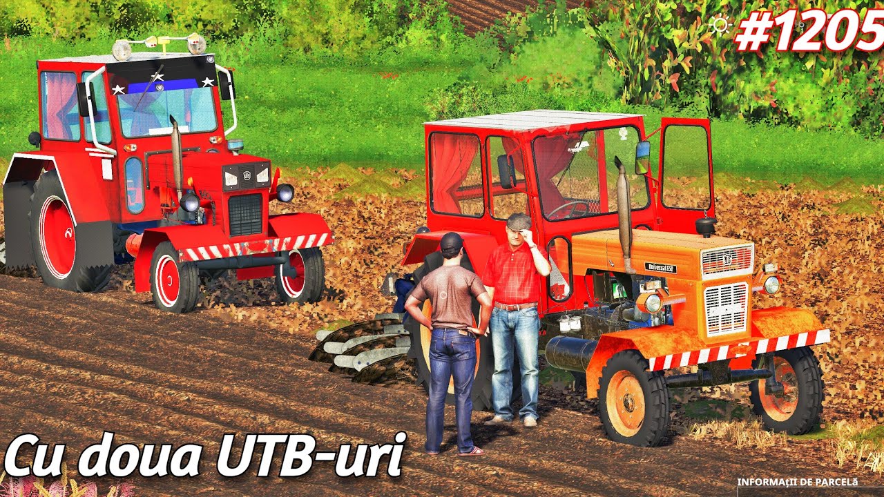 Ролевая игра на Думешти ///ПОКАЗЫВАЮ ЭТО С ДВУМЯ УТБ 650[1205]-Farming Simulator 19