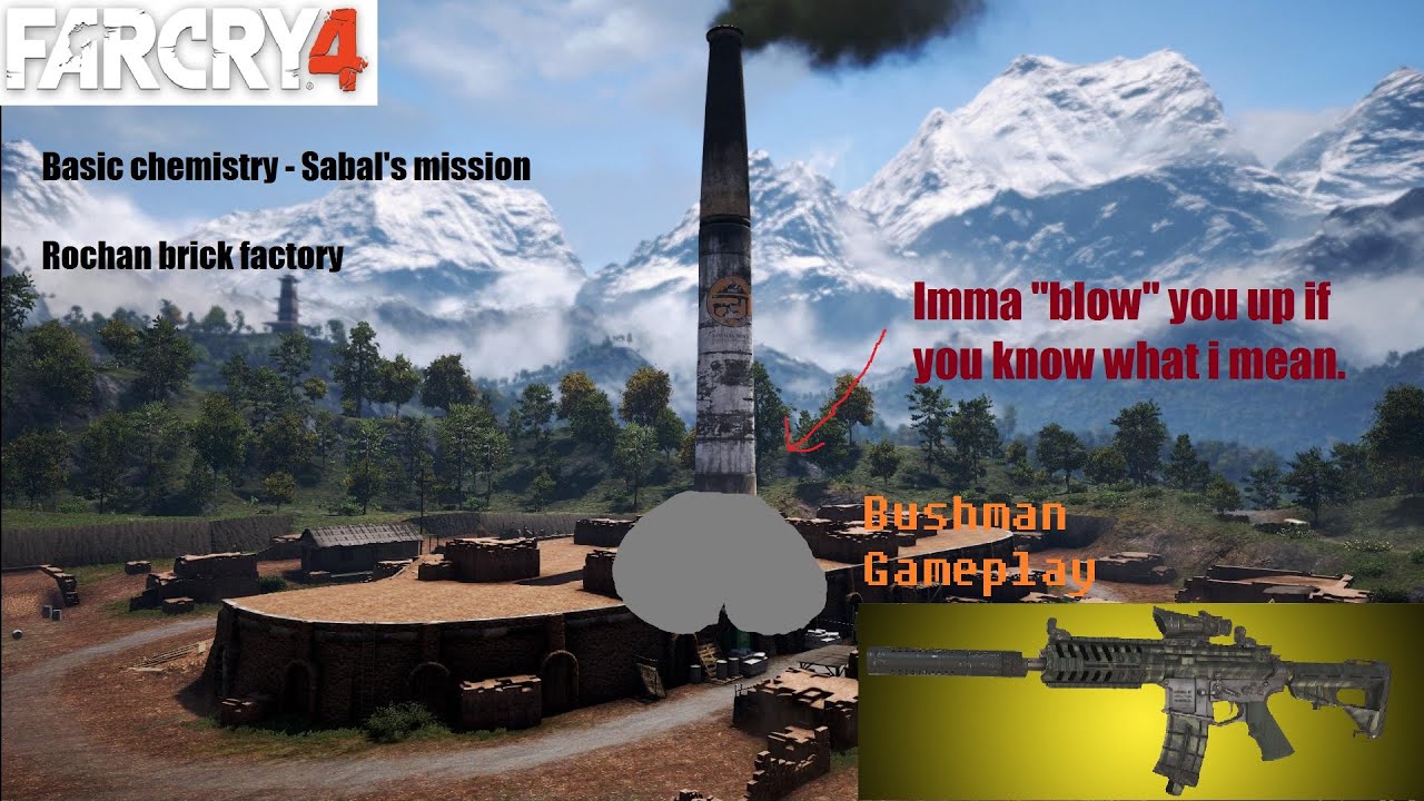 Far Cry 4 - Rochan brick factory (Sabal's misson) Bushman gameplay