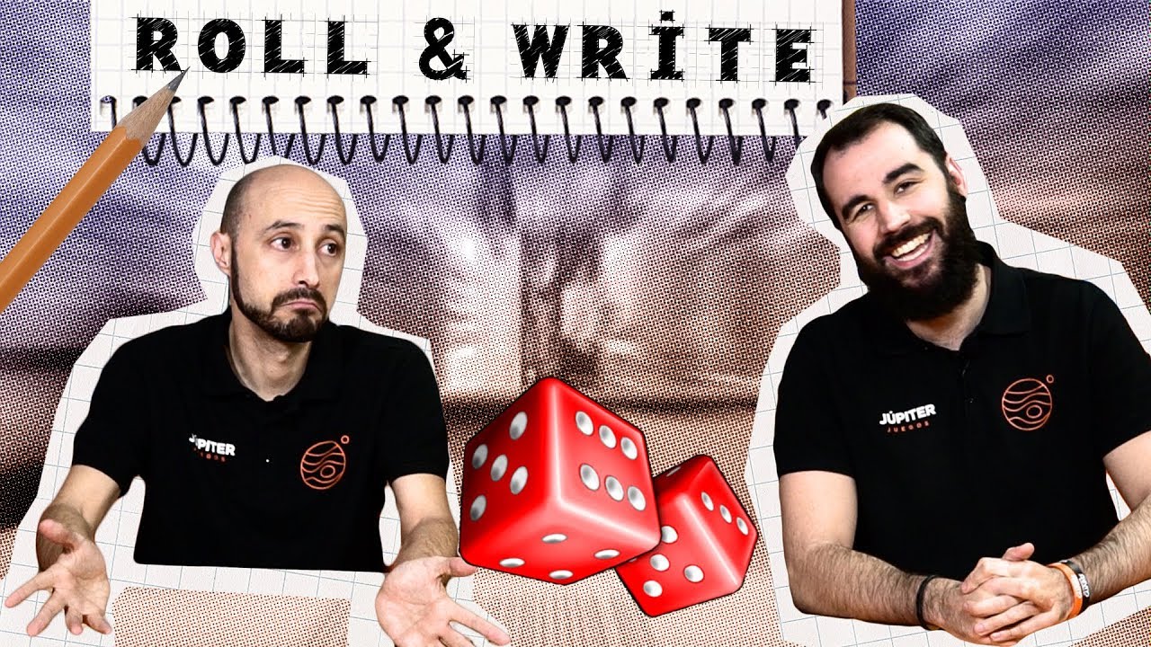 TOP 7 MEJORES JUEGOS de ROLL & WRITE 🎲✏️ #JUPITOP