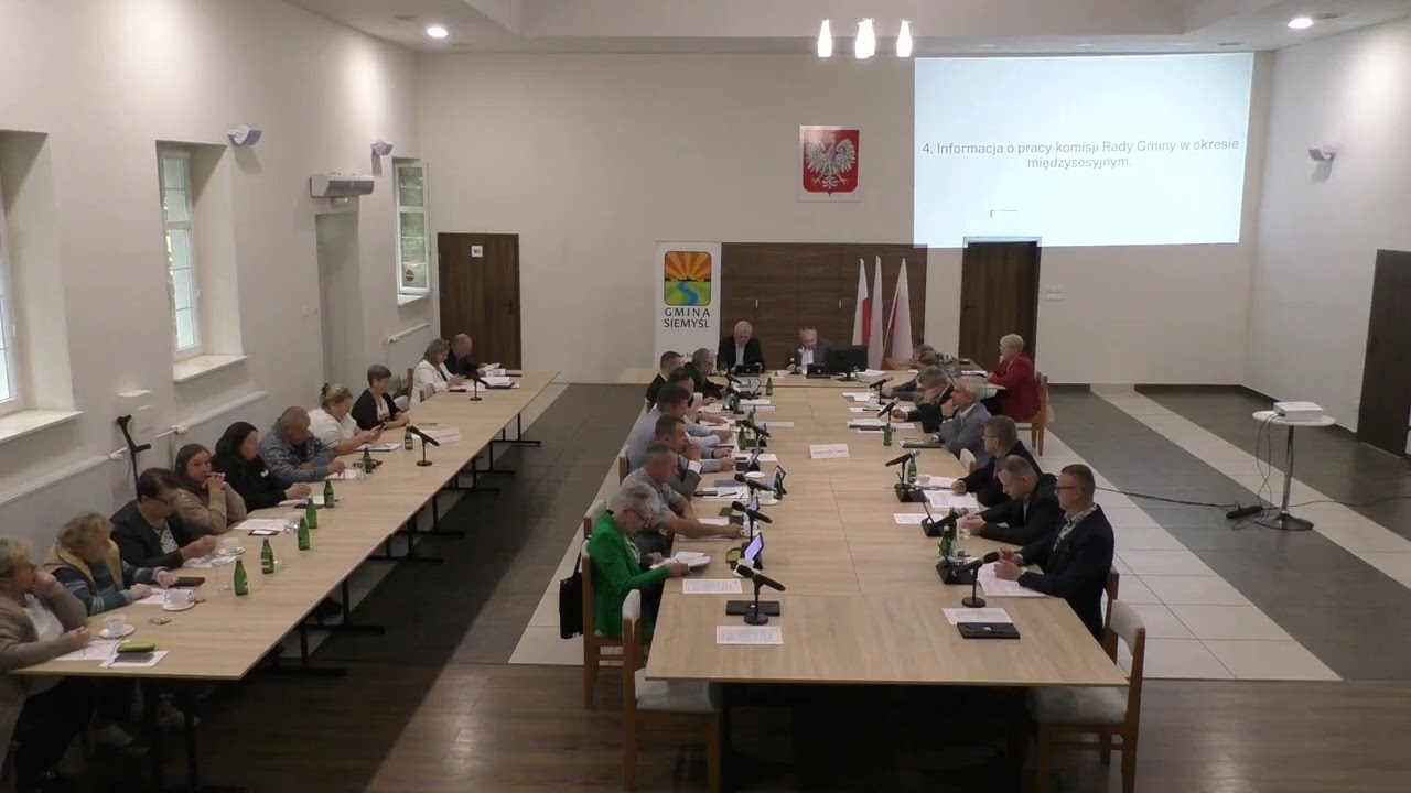 XVI/25 Sesja Rady Gminy Siemyśl