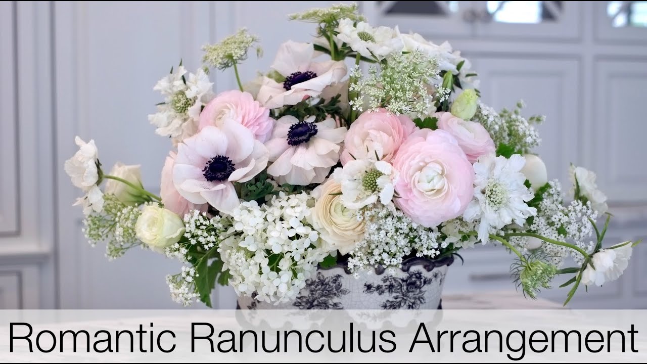 How to Create a Romantic Ranunculus Arrangement
