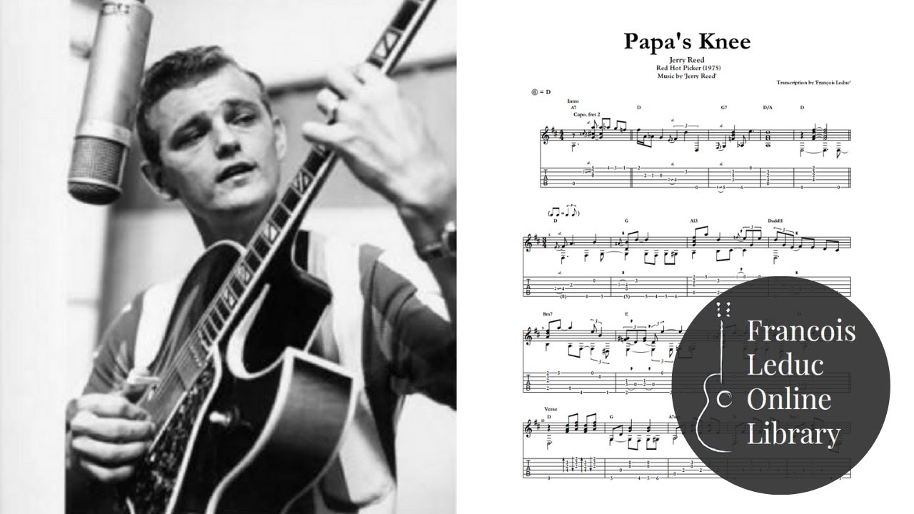 Papa's Knee - Jerry Reed (Transcription)