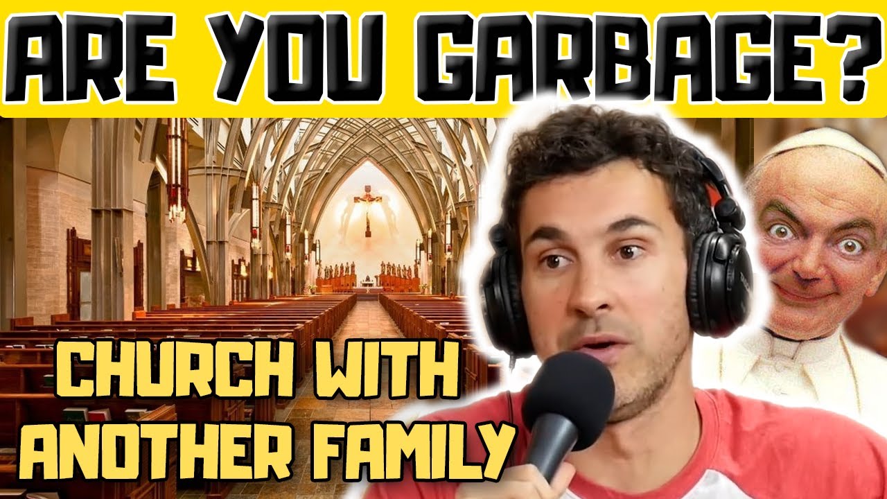 Mark Normand went to CHURCH with a DIFFERENT FAMILY - Are You Garbage Comedy Podcast Clip