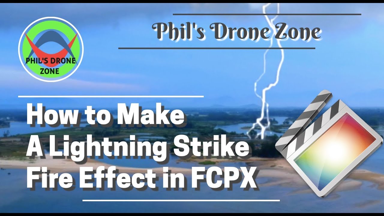 How to make a Lightning fire effect in FCPX - Beginners tutorial - Final Cut Pro X effects made easy