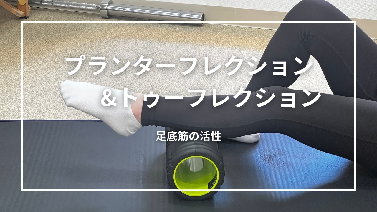 プランターフレクション&トゥーフレクション