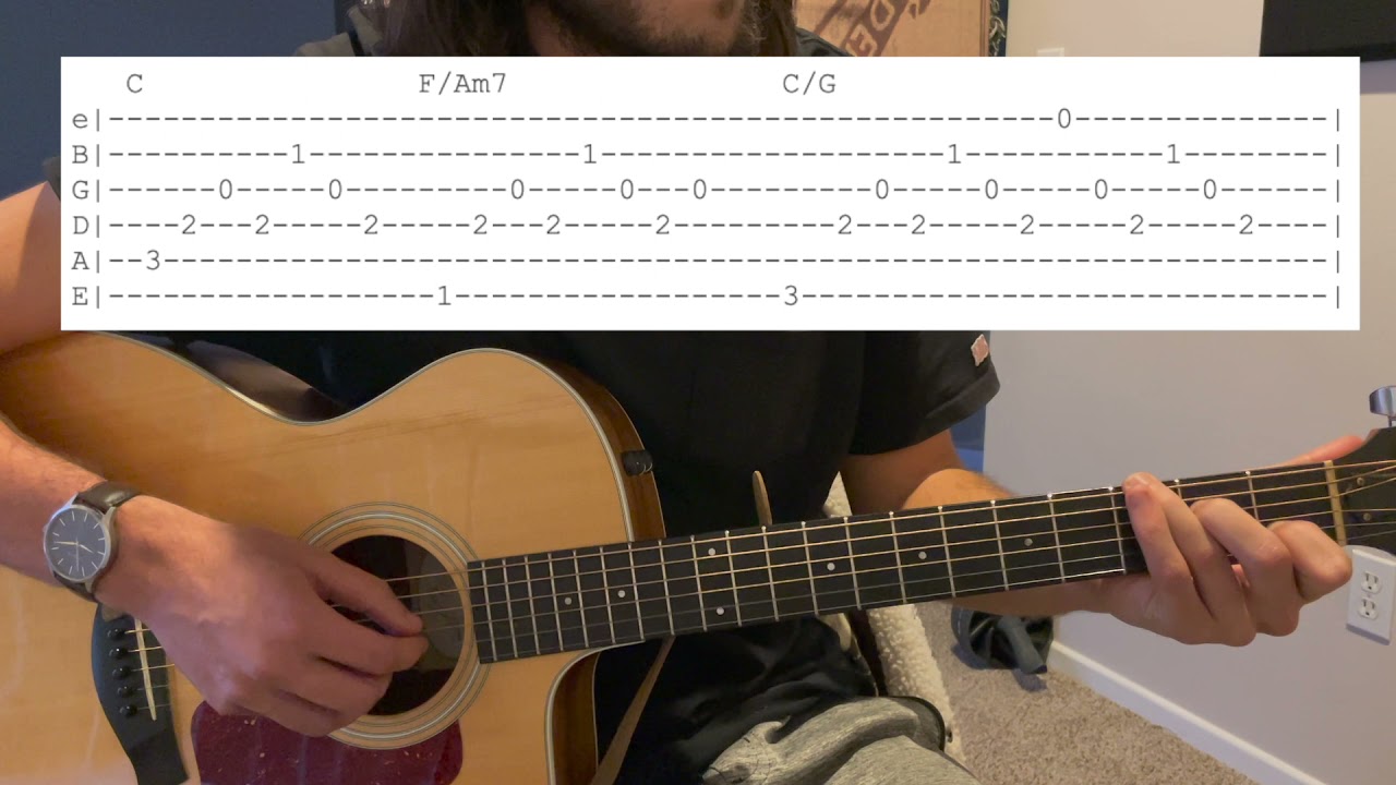 Boston - Augustana // Guitar Tabs + Chords!