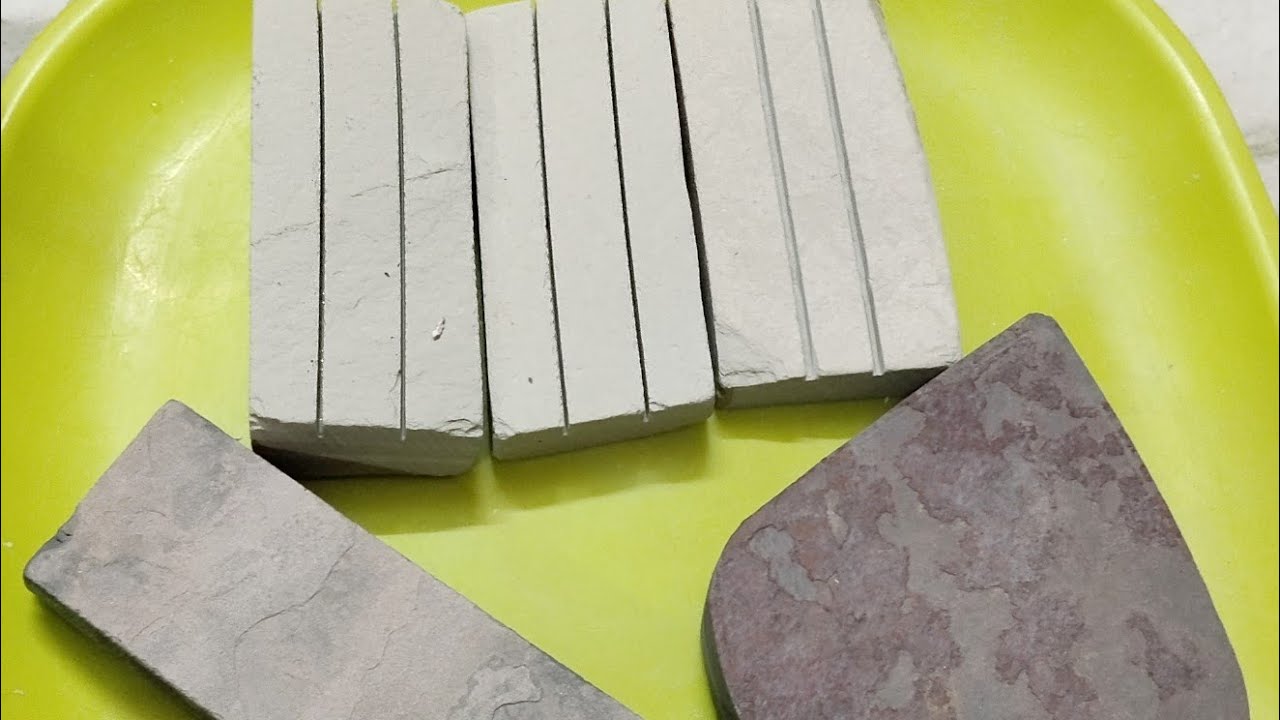⚡Black 🖤and White🤍 Slate Items Oddly Satisfying Scraping Video💥
