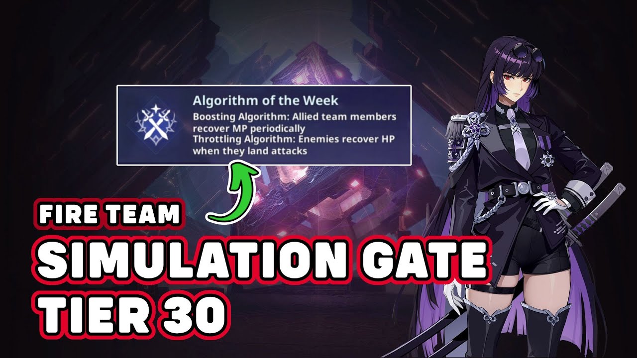 MY FIRST TIME DOING FIRE TEAM IN TIER 30!! SIMULATION GATE WALKTHROUGH - Solo Leveling Arise