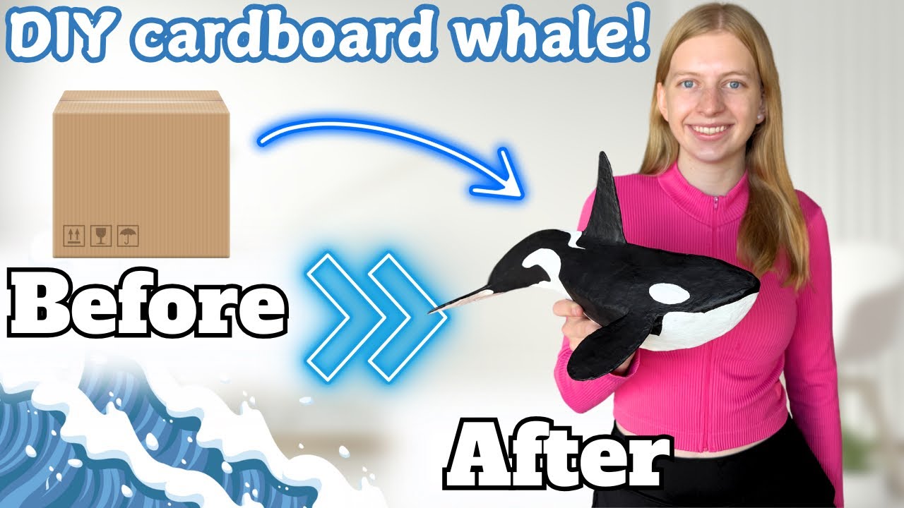 How to Make the VIRAL Cardboard Whale!!