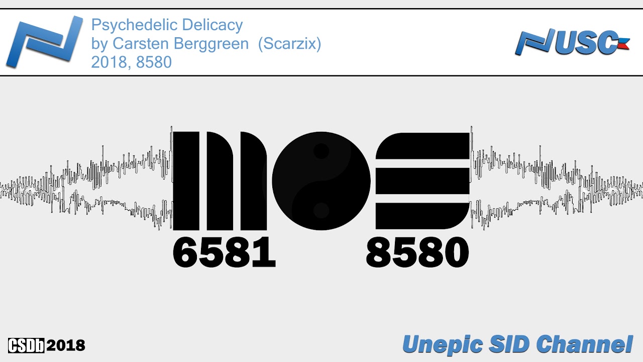 Psychedelic Delicacy - Carsten Berggreen  (Scarzix) - (2018) - C64 chiptune