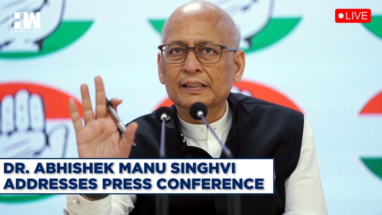 Congress LIVE | Dr. Abhishek Manu Singhvi Addresses Press Conference | Rahul Gandhi | BJP | PM Modi