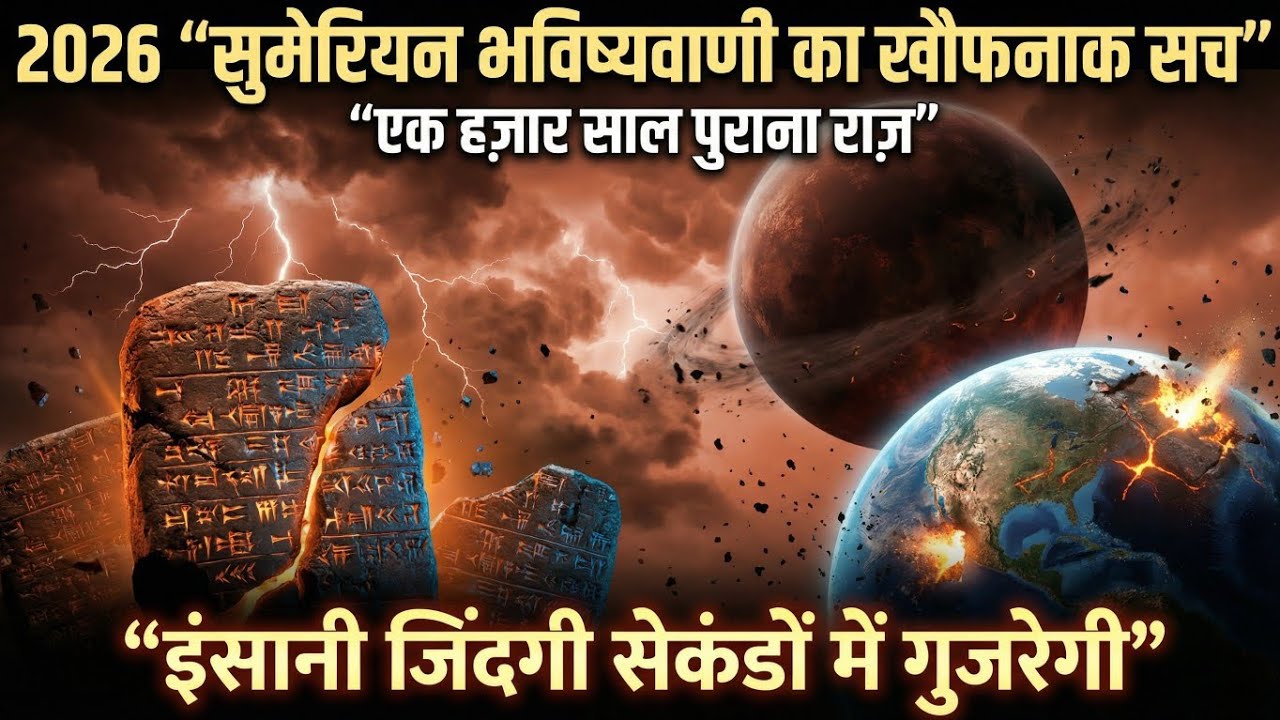 इंसानी जिंदगी सेकंड में गुजरेगी। 2026 सुमेरियन की खतरनाक भविष्वाणियां। Kalyug ka aant