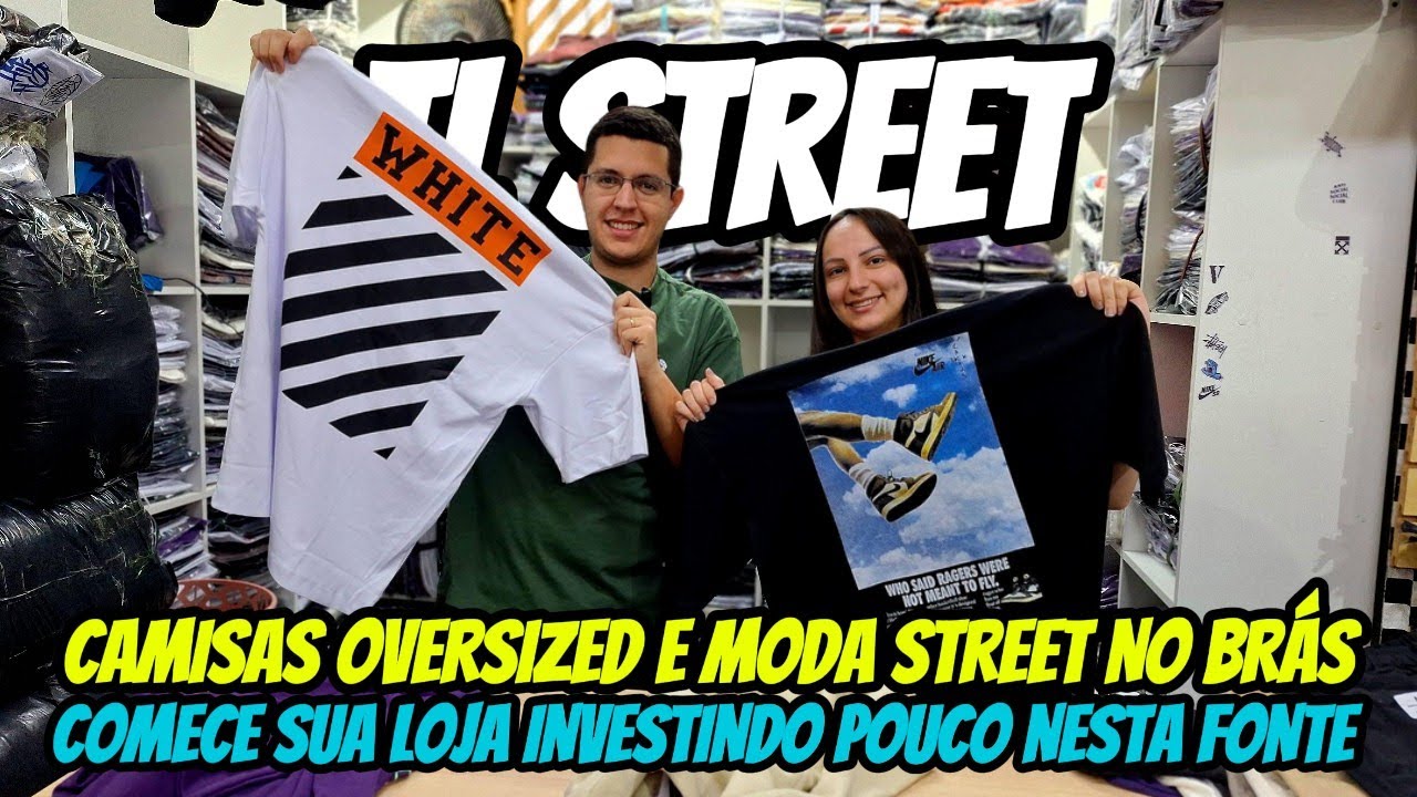 FONTE DE RENDA EXTRA: CAMISAS STREET E OVERSIZED NO ATACADO! 💸💥