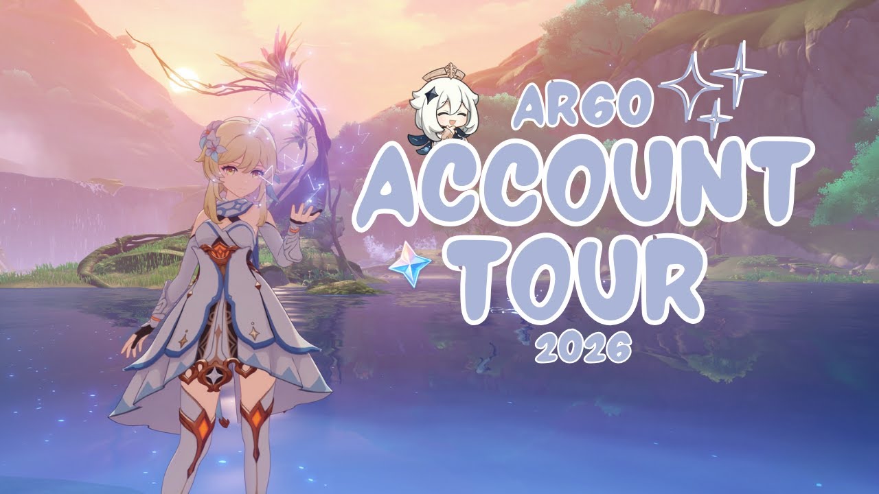 ar60 account tour! ᯓ★ cozy genshin gameplay!
