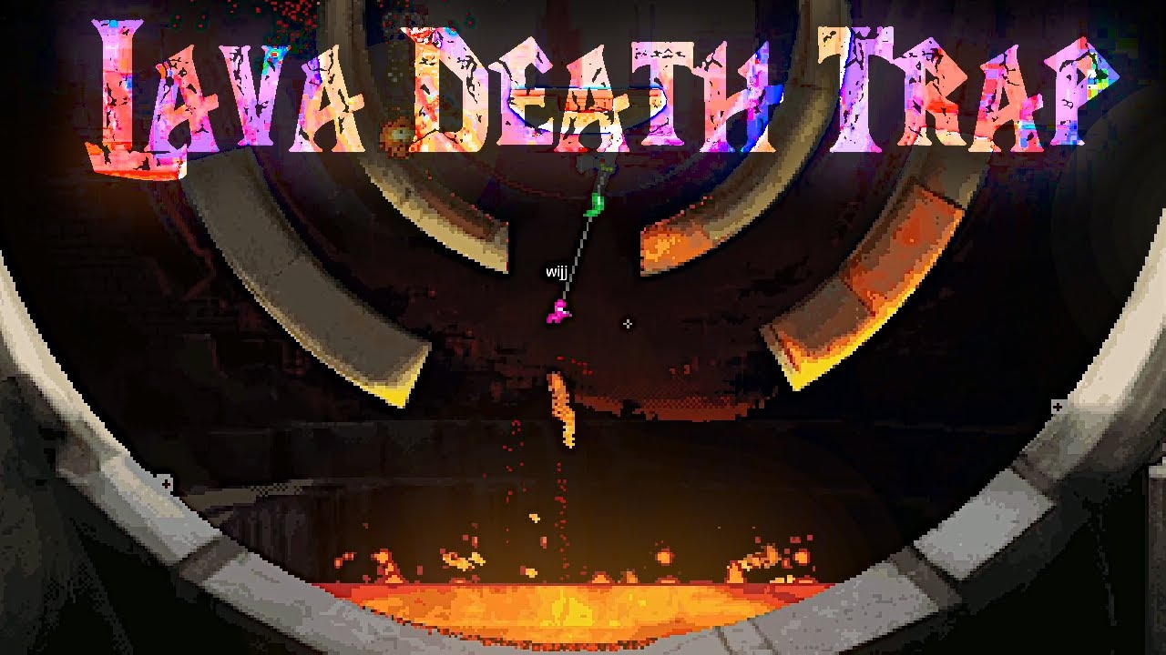 LIERO - lava_death_trap  - domination webliero extended gameplay