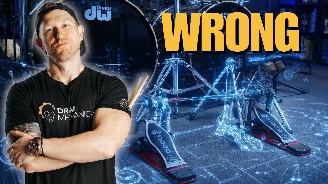 5 ошибок при игре на бас-барабане, которые допускают даже профессиональные барабанщики.