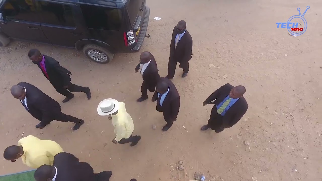 Watch  Drone Shoot Nelson Chamisa Arrival in Kwekwe Rally