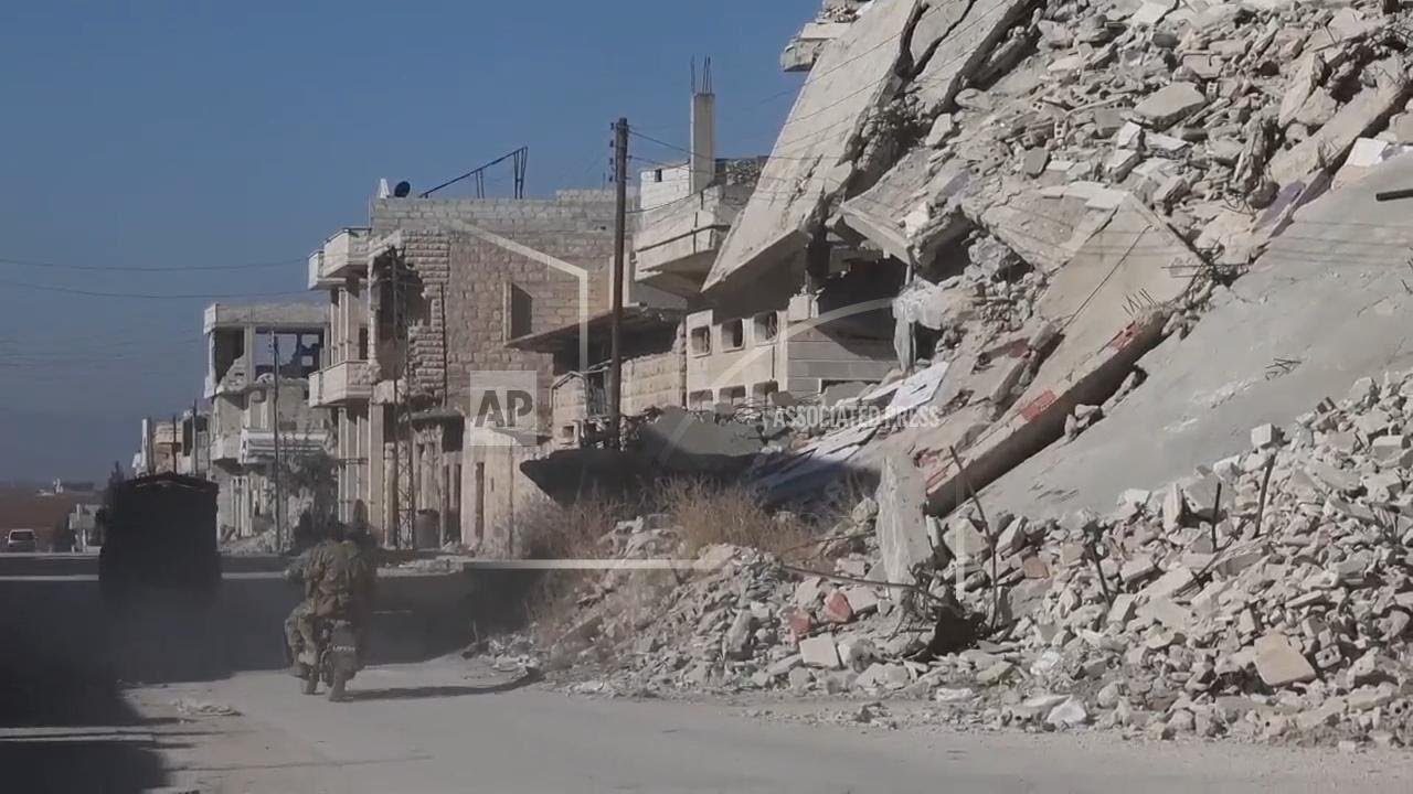 Army vehicles left abandoned in Idlib as insurgents advance in a shock offensive