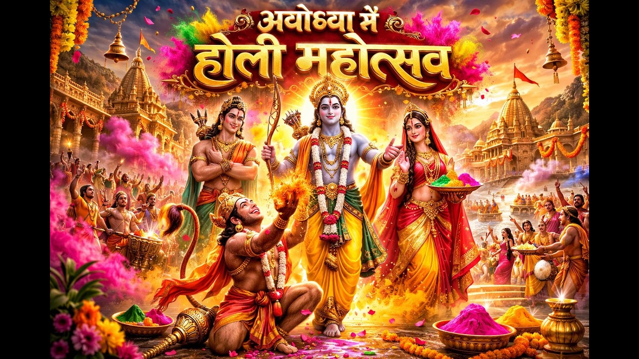 होली खेले रघुवीरा | संग खेले पवनसुत वीर | राम हनुमान होली भजन 2026 #bhaktisong  #sanatandharma