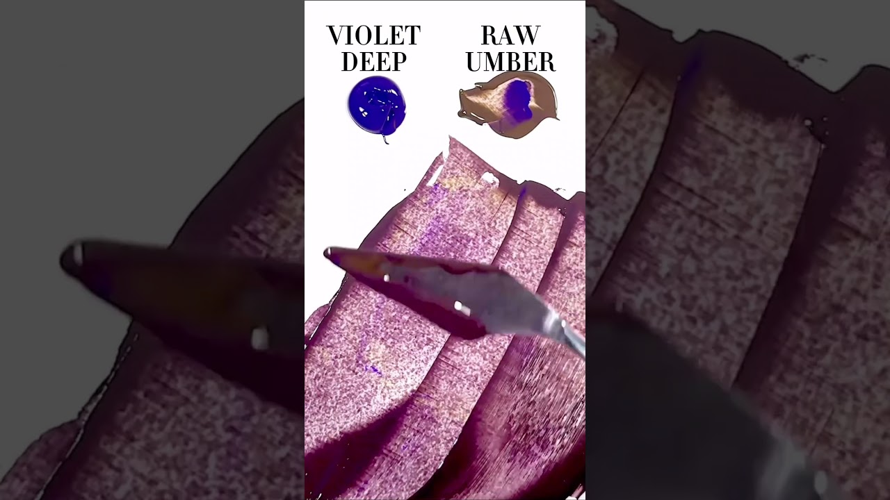 Violet Deep + Raw Umber  