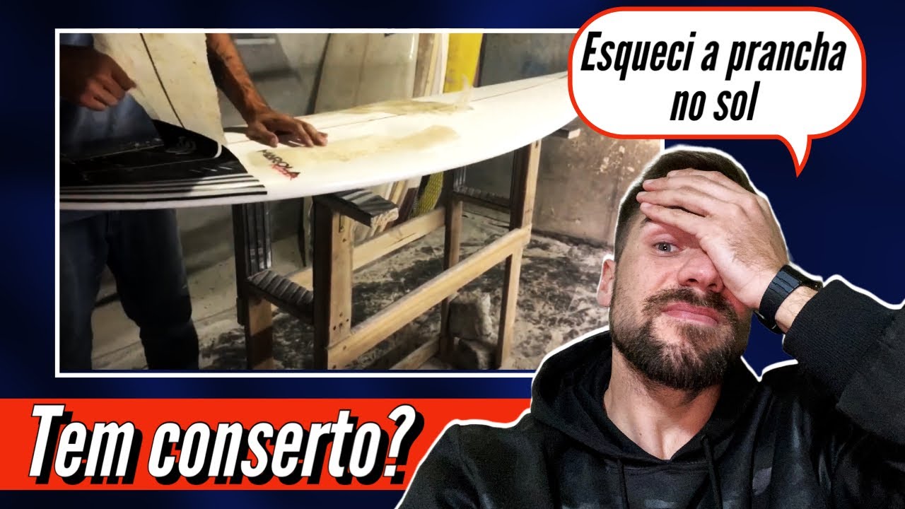 Como consertar BOLHA GIGANTE em uma prancha de surf