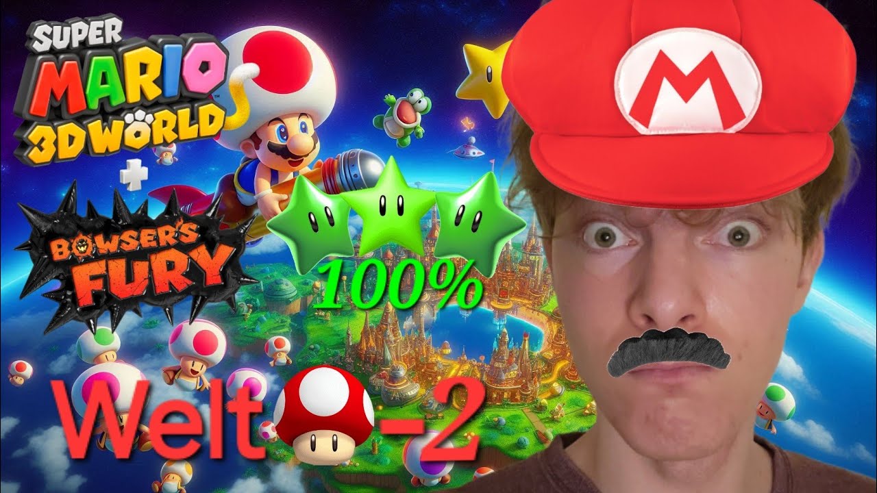 Super Mario 3D World  I Welt 🍄-2 I  Kletterei am Stachelhang!