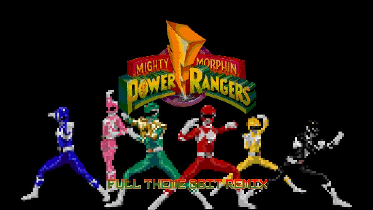 Mighty Morphin Power Rangers | Full Theme | 8bit Remix